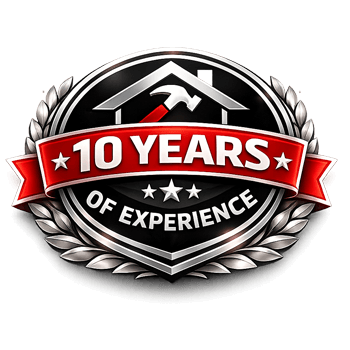 10 years experience badge